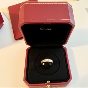 Cartier Love weeding band